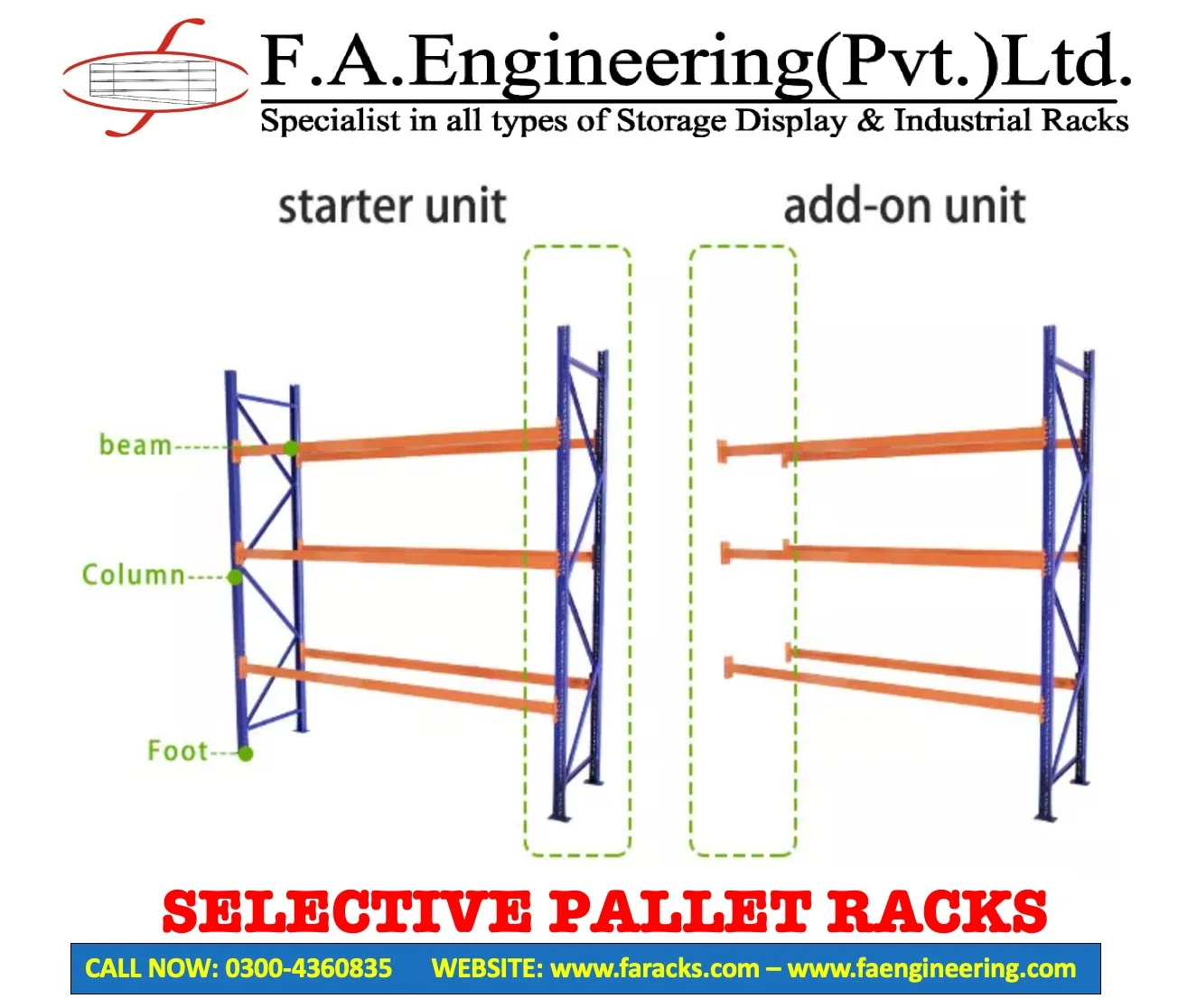 pallet racks manufacturer in Pakistan
